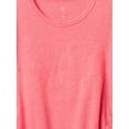 thumbnail image 2 of Remera GAP para niñas con logo fruncido color rosa sassy talla XS, 2 of 2