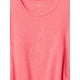 thumbnail image 2 of Camiseta con logo fruncido para niñas GAP en rosa atrevido, talla L, 2 of 2