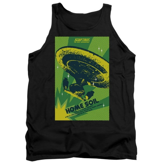 Star Trek Tng Season 1 Episode 18 Adult Tank Top Black