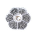 thumbnail image 2 of Bracelets Open Jump Rings Set Pendant Jewelry Making Accessories Jewelry Making 4-10mm Connectors Kit Jewellery Findings Handicraft Accessories Silver, 2 of 8