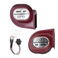 thumbnail image 1 of Snail Horn, Car Speaker 1 Pair Waterproof  for Automobile and Motorcycle for Improving Riding or Driving, 1 of 8
