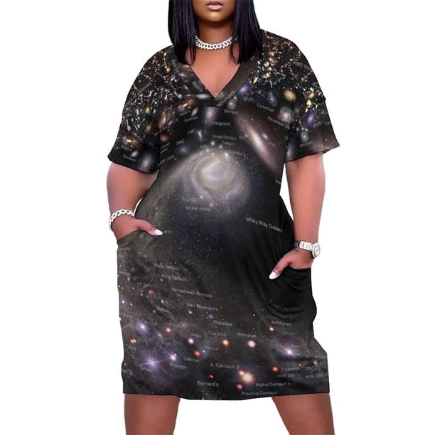 MAPA VERTICAL DEL UNIVERSO E ENG (¡Actualización de mayo!) *RECOMENDADO* Vestido de bolsillo suelto vestido de hada vestido elegante