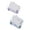 White Assorted, variant on Reebok Women's Target Cushion Low Cut Socks, 6-Pack