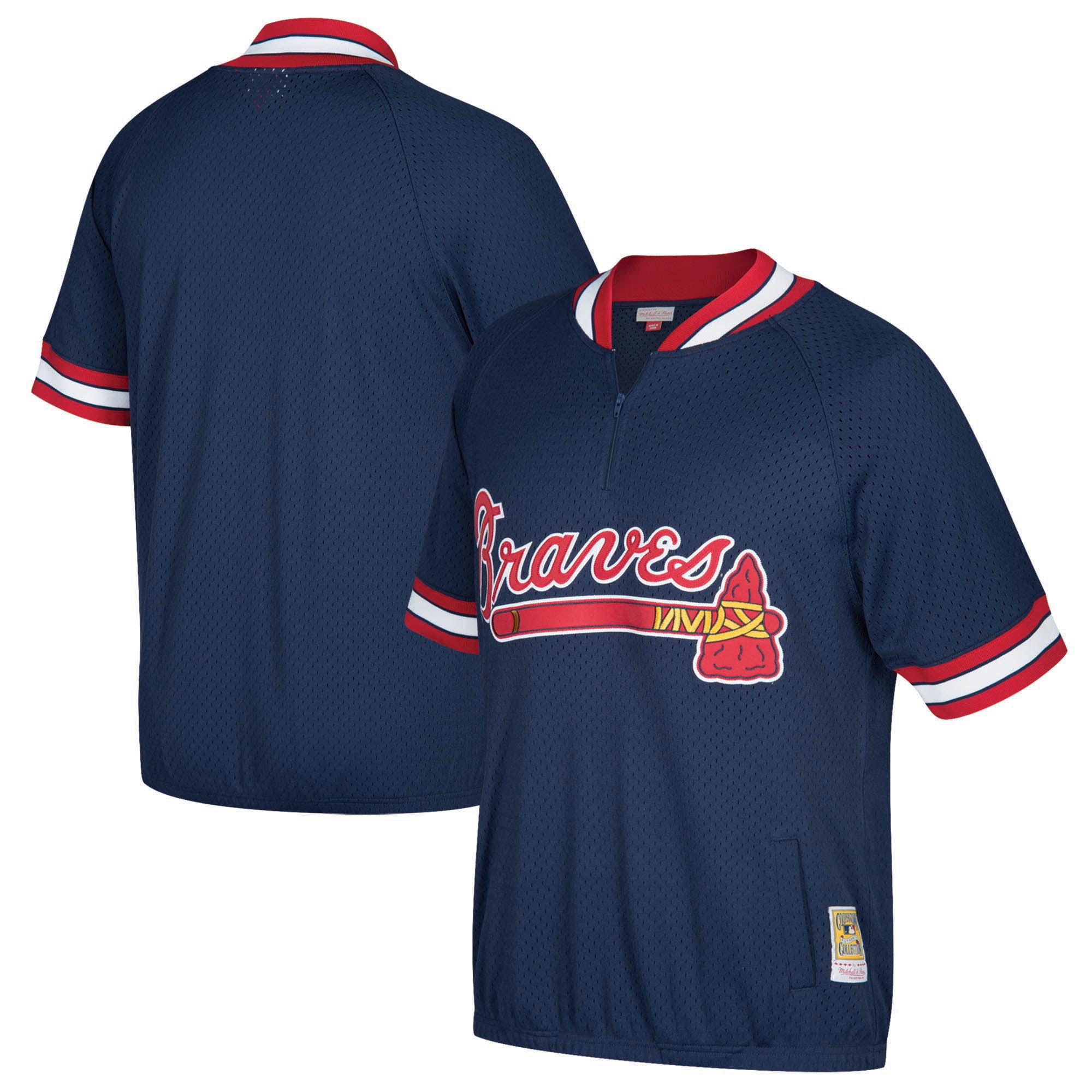 atlanta braves navy jersey