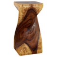 thumbnail image 3 of Strata Furniture Table d'Appoint à une Rotation en Bois Traditionnel de 24 X 12 Po en Noyer, 3 of 7