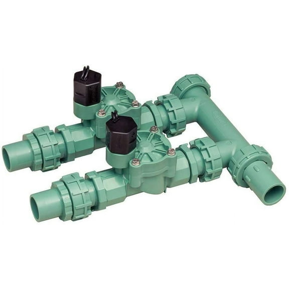 Orbit 3 Pack Sprinkler Valve Manifold System - 2 Valves