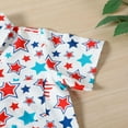 thumbnail image 6 of Boy Outfits 4Th Of July Set Summer Polo Shirt Shorts With Stars Print Cotton Blend 2Pc New Born Clothes Baby Boy Blue 4 Years-5 Years, 6 of 7