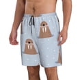 thumbnail image 2 of Goofa Playful Walrus Wonders Printed Mens Swim Trunks Summer Quick Dry Short Beach Swimwear Bathing Suits-X-Large, 2 of 9