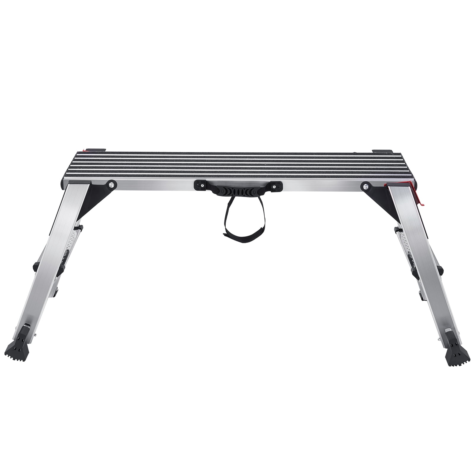 VEVOR Aluminum Folding Work Platform Drywall Ladder 660lbs Non-slip Bench