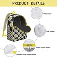 thumbnail image 4 of Bright Floral Design Backpack for School College Big Capacity Bookbag with Laptop Compartment Great Gift for Students Professionals, 4 of 5
