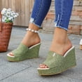 thumbnail image 5 of Wowcloth Women's Platform Sandals – Comfortable Peep-Toe Wedge Design with Versatile Casual Style for Beach and Daily Wear, 5 of 9