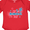 thumbnail image 4 of Inktastic My 1st Memorial Day Boys or Girls Long Sleeve Baby Bodysuit, 4 of 5