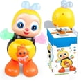 thumbnail image 4 of Mejor juguete de abeja bailarina con luces y música - Juguete sensorial interactivo para educación infantil y con piernas y ojos en movimiento, 4 of 8