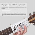 thumbnail image 5 of Guitar Folk Classical Chord Assist One-Key Chord Device Button Key-Press Automatic Assist for Kids Beginners White, 5 of 5