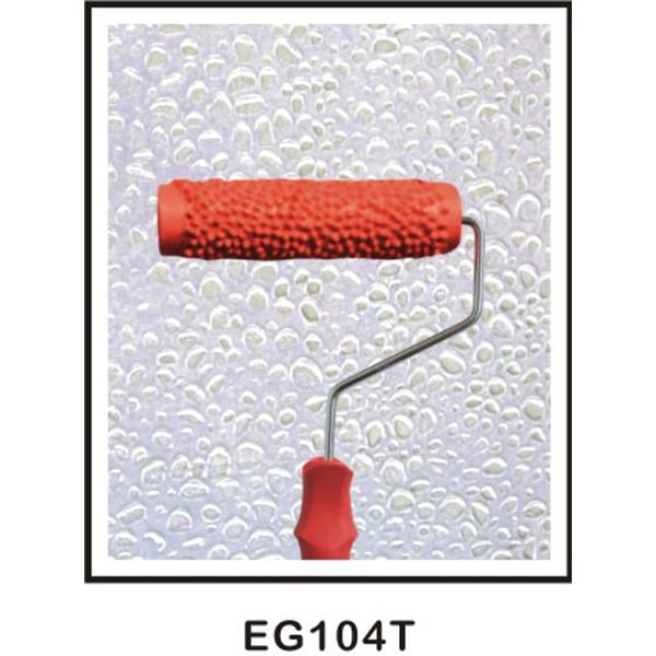 7inch Embossing Paint Roller Painting Brush Sleeve w Handle Wall Decoration Tool 7 inch