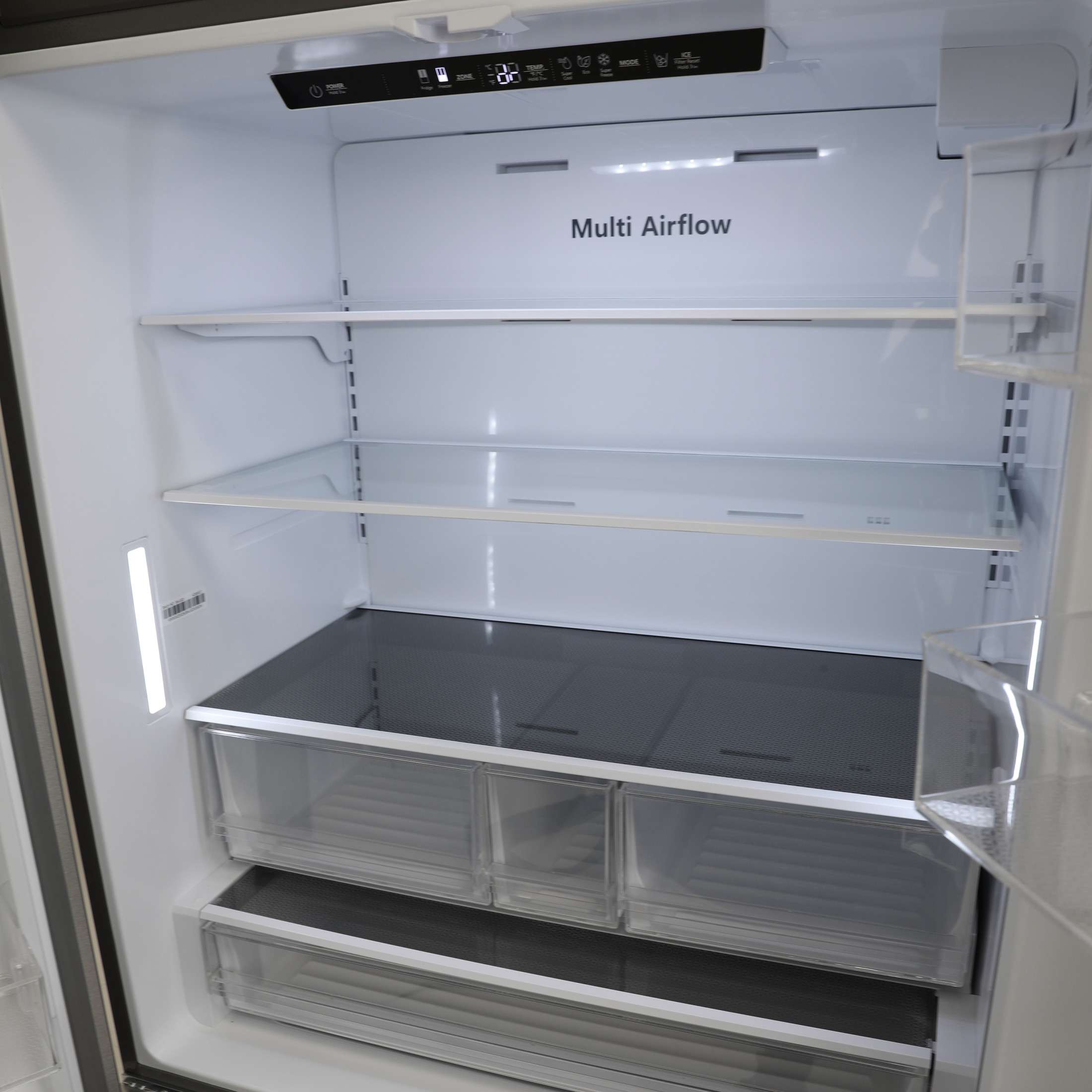 Avanti French Door Refrigerator with Water and Ice Dispenser, 22.1 cu ft Capacity, in Stainless Steel (FFFD22IWR3S)