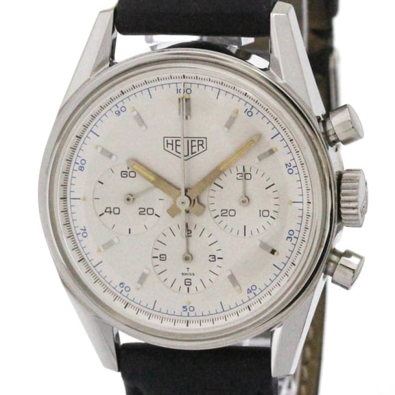 Pre-Owned TAG HEUER Carrera Re-Edition Chronograph Manual Watch CS3110 Polished (Good)