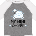 thumbnail image 4 of Inktastic My Mimi Loves Me Baby Lamb Boys or Girls Long Sleeve Baby Bodysuit, 4 of 5