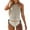 A01-Khaki, variant on Tankini Swimsuits for Women Sexy High Neck Swimsuit Halter Ruched Tummy Control Bathing Suit 2 Piece Swimsuit(Gold,XXL)