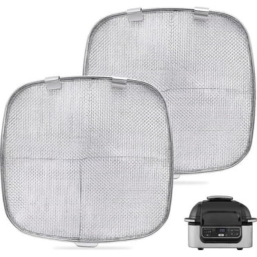 Artrylin 2Pcs Replacement Splatter for Ninja Foodi AG301,Accessories for Ninja Foodi 5-in-1 Indoor Grill, Stainless Steel Fine Mesh Splatter Screen for AG300, AG300C,AG301C, AG302, AG400