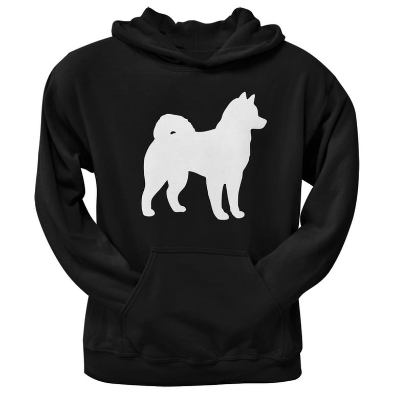 Alaskan Malamute Silhouette Black Adult Hoodie - Walmart.com