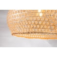 thumbnail image 4 of ELE Light & Decor ELE-GL0018D50 Lily 1-Light Beige Pendant Light, 4 of 8