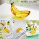 thumbnail image 4 of Decoración de frutas de vidrio hecha a mano, figura de plátano de cristal, frutas amarillas, decoración para el hogar, cocina, adorno de plátano de vidrio, cosecha de otoño, Acción de Gracias Cen, 4 of 5