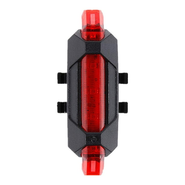 Luz Trasera Ultrabrilnte para Luz Trasera Impermeable Recargable Por USB - Luz de Seguridad con Botón Grande - Accesorio LED de rojo DYNWAVEMX Luz trasera de bicicleta USB