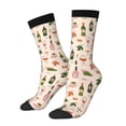 thumbnail image 1 of Balery Wine Bottles With Grapes Calcetas Largas con Estampado para Hombre y Mujer – Suaves y Transpirables, Talla Única (US 5-11), 1 of 6