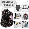 thumbnail image 7 of HUIACONG 4PCS Star Unicorn School Backpack for Kids, 17" Student Bookbag with Lunch Box for Children Age 8-13, 7 of 7
