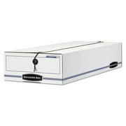 Liberty Check And Form Boxes, 9.25" X 15" X 4.25", White/Blue, 12/Carton