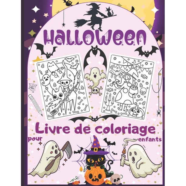 Halloween Livre De Coloriage Pour Enfants Joyeux Halloween Cahier Livre D Activite Coloriage Pour Enfants Monstres Citrouilles Vampires Squelettes Chauves Souris Etc 4 5 6 4 8 Ans Idee Cade Walmart Com Walmart Com