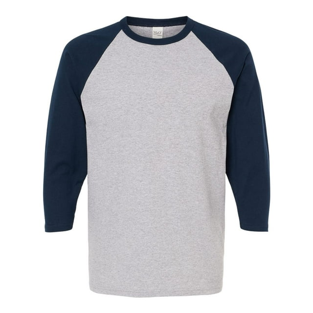 M&O 5540 Raglan Three-Quarter Sleeve Baseball T-Shirt