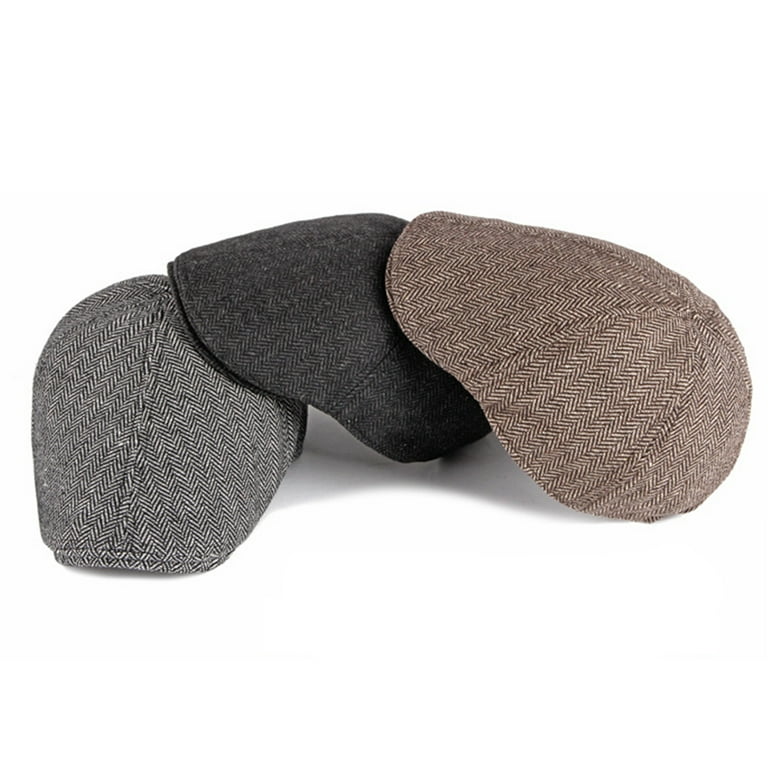 Yirtree Newsboy Tweed Cap Irish Hat for Men's Piece Flat Driving