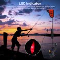 thumbnail image 3 of Indicador LED de mordedura con estuche de almacenamiento Alarma de mordedura de pez Juego de columpio de pesca de carpa Hugtrwg Para estrenar, 3 of 9