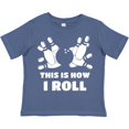 thumbnail image 3 of Inktastic How I Roll Bowling Boys or Girls Toddler T-Shirt, 3 of 5