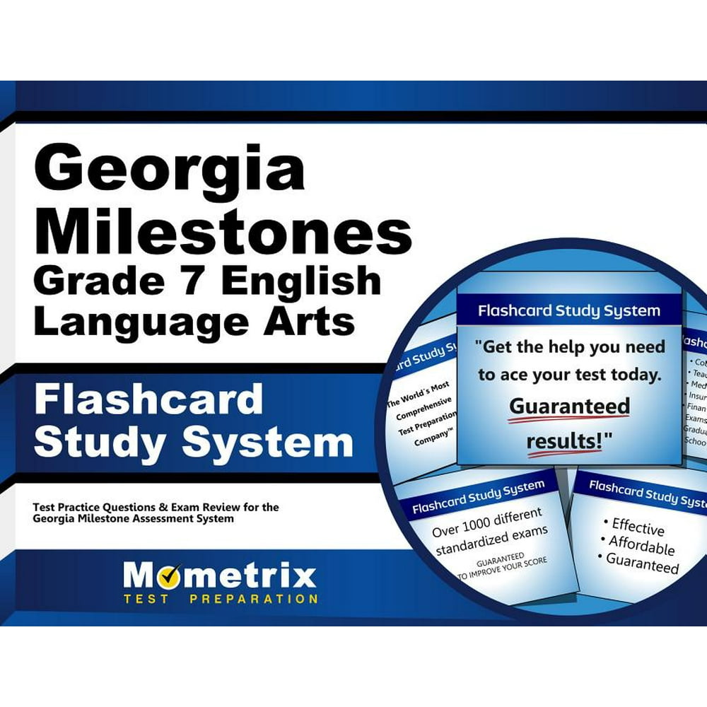 Milestones Grade 7 English Language Arts Flashcard Study System