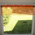 thumbnail image 3 of Floral Lace Window Valance 58 Inch Wide Orange, 3 of 3