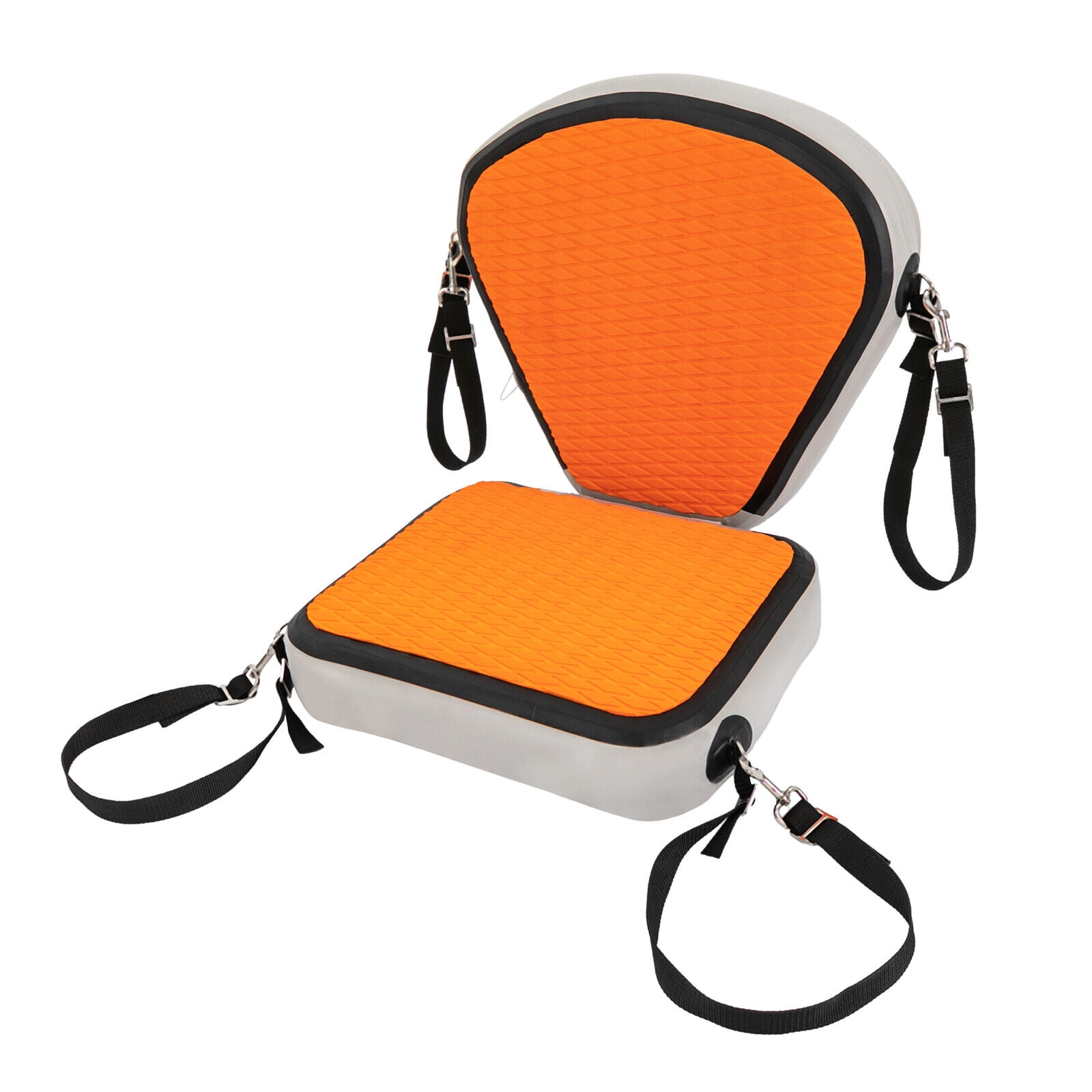 For Adolescents and Adults EVA and PVC Kayak Seats, Orange Thicken Seat Cushion for Kayak, Adjustable Padded Kayak Seat