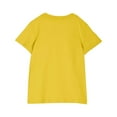 thumbnail image 4 of Sakmal Kids Clothes Under $5 For Girls And Boys Yellow Cotton 3-7y Floral Short Sleeve Crew Neck Daily Life Kids Tops Boy And Girl, 4 of 5