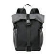 thumbnail image 2 of GARENDE Roll Lid Backpack Versatile Gym Bag Waterproof Portable Stylish Men Rucksack dark grey, 2 of 9