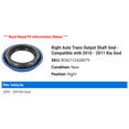 thumbnail image 2 of Right Auto Trans Output Shaft Seal - Compatible with 2010 - 2011 Kia Soul, 2 of 2