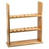 Wooden Pipette Rack - Holds 24 Pipettes Vertically - 16.25" Tall, 15.5" Wide - Polished Wood Construction - Eisco Labs