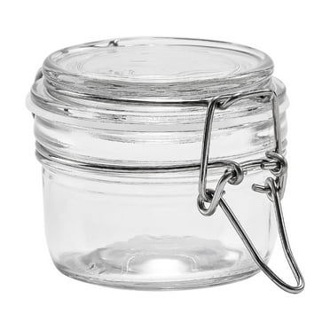 Mainstays Clear Glass Airtight with Lid Cereal Food Storage Jar