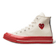 thumbnail image 1 of TENIS CHUK 70 CDG HI BEIGE/ROJO 22CM, 1 of 5