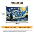 thumbnail image 6 of SEANATIVE Starry Sky Night Wall Tapestry for Bedroom Small Tapestry for Living Room Wall Hanging Tapestry Decorative Mini Dorm Room Tapestry 36H*24W Wall Hanging Tapestry, 6 of 6