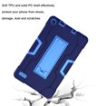 thumbnail image 1 of Goldcherry For Amazon Fire 7" 2019 Tablet Case, Hybrid Heavy Duty Defender Shockproof Protective with Built-in Kickstand for All-New Fire 7 2019/2017(Navy+Blue), 1 of 6