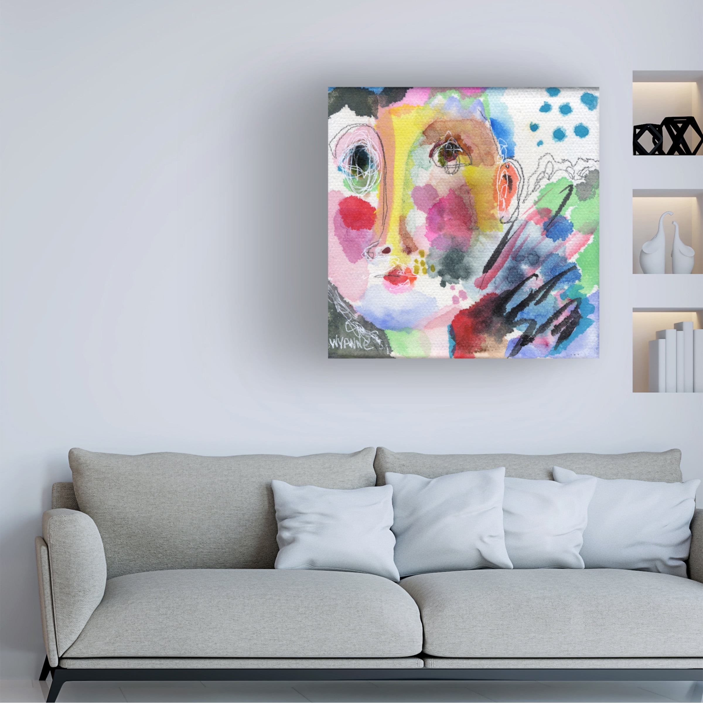 Trademark Fine Art 'Always The Warrior' Canvas Art by Wyanne