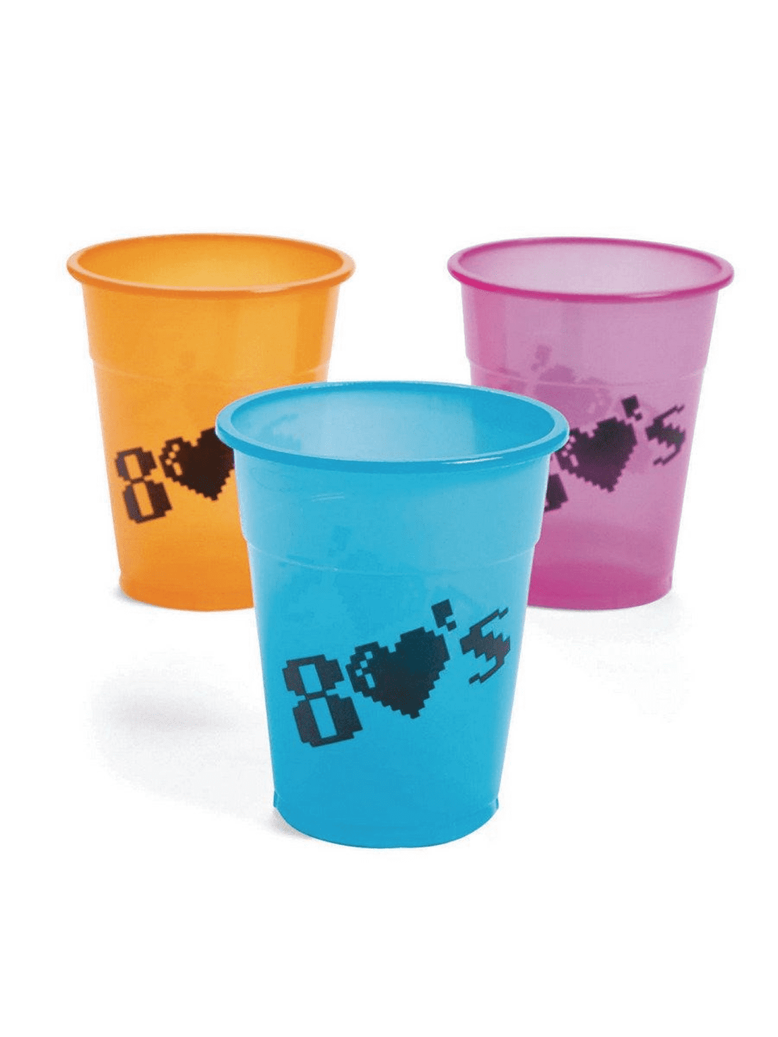 25pc Party Supplies 70s Party Disposable Cups Party Disposable Cups Drinkware for Party Fun Express 25 Pieces