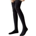 thumbnail image 2 of Deago 4 Pairs Women Thigh High Socks Extra Long Knit Winter Warm Thick Tall Long Boot Stockings Leg Warmers (Multicolor), 2 of 9